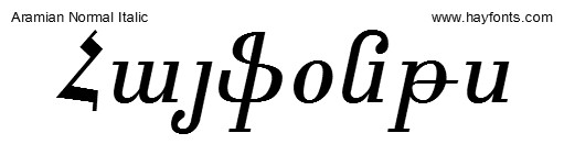 Aramian Normal Italic