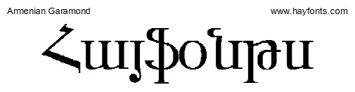 Armenian Garamond